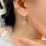 Trendy Niche Design Zircon French Crystal Earrings – Stylish Gifts — 4
