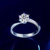 Six-claw Mosang Diamond Ring Girl – Gifts for Kids — 4