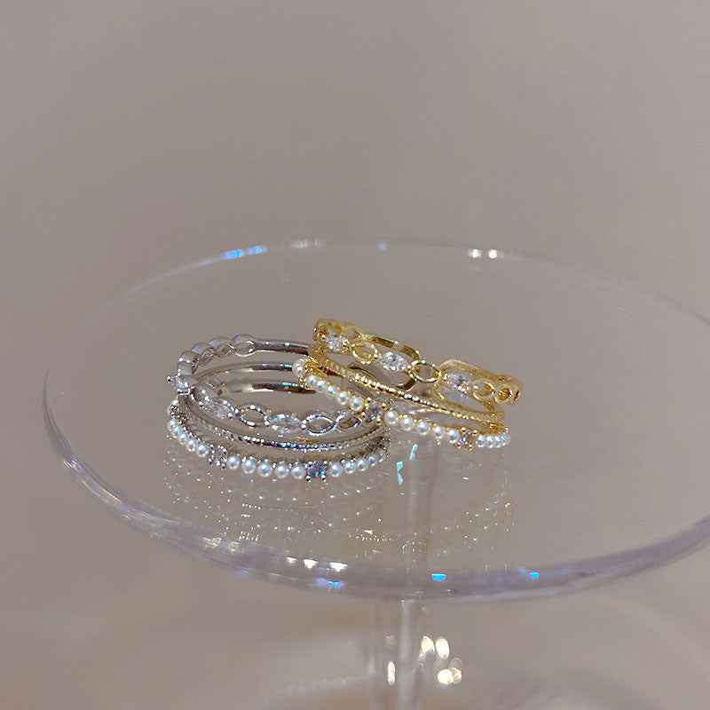 Personalized Design Zircon Pearl Multi-layer – Special Occasion Gifts — 1