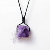 East China Sea Natural Crystal Square Pendant – Jewelry Gift Ideas — 2