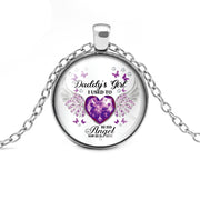 12 Colors Birthstone Angel Wings Necklace Daddy's – Jewelry Gift Ideas — 7