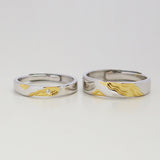 S925 Quicksand Couple Ring A Pair Of Sterling – Gifts for Couples — 3