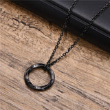 Pendant Steel Color Men's Necklace – Jewelry Gift Ideas — 5