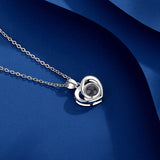 Love Shaped Projection Color Picture Necklace – Jewelry Gift Ideas — 4