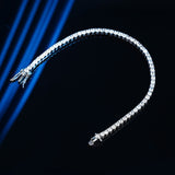 Simple Sterling Silver Bracelet Full Of Diamond – Jewelry Gift Ideas — 2