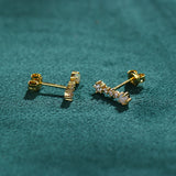Korean Simple Zircon Earrings – Practical Gifts — 4