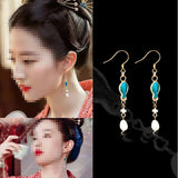 Ancient Style Earrings Chinese Style Song Dynasty Ear – Stylish Gifts — 11