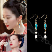 Ancient Style Earrings Chinese Style Song Dynasty Ear – Stylish Gifts — 11