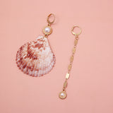 Fashion Style Natural Shell-shaped Stud Earrings – Stylish Gifts — 1
