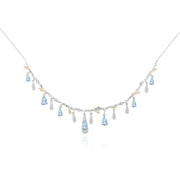 S925 Silver Natural Topaz Necklace – Jewelry Gift Ideas — 8