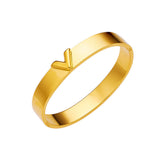 V-shaped Wide Couple Bracelet Female Gold Buckle – Jewelry Gift Ideas — 5
