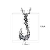 Vintage Stainless Steel Ocean Romance Fish Hook – Jewelry Gift Ideas — 2