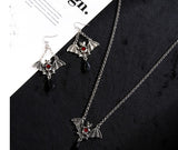 Fashion Exaggerated Black Bat Necklace Suit – Stylish Gifts — 5