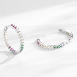 S925 Sterling Silver Color Zircon Earrings – Gift Ideas — 4