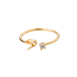 Letters Ring 26 Letters AZ Gold 18K Gold Plated Ring – Gift Ideas — 18