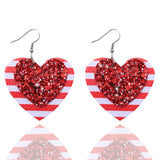 Valentine's Day Heart Shape Red And White Striped – Gifts for Couples — 8