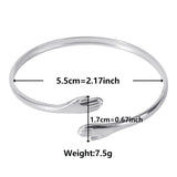 Titanium Steel C- Shaped Bracelet Snake-shaped – Jewelry Gift Ideas — 7