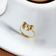 Bow Light Luxury Minority Design High-grade Gold – Gifts for Her — 11