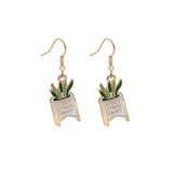 Women's Fashion Cartoon Potted Greenery Earrings – Stylish Gifts — 3