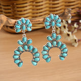 RETRO Geometric Earrings Turquoise Earrings – Unique Gift Ideas — 5