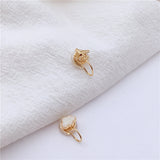 Cute Mini Stud Earrings Asymmetrical Airplane Cloud – Stylish Gifts — 3