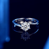 Six-claw Mosang Diamond Ring Girl – Gifts for Kids — 5