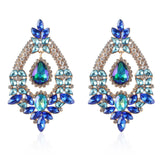 Alloy Diamond Marquise Flower Stud Women's Earrings – Gifts for Her — 8