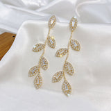 Leaf Earrings Women Long Tassel Earrings – Gifts for Her — 2