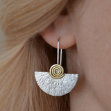 Retro Ethnic Square Dog Pattern Earrings – Dog Lover Gifts — 20