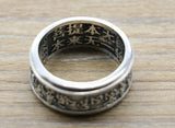 Vajra Daming Mantra Vintage Thai Silver Ring – Birthday Gifts — 3