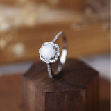 Vintage S925 Sterling Silver Flowers Ring – Gift Ideas — 5
