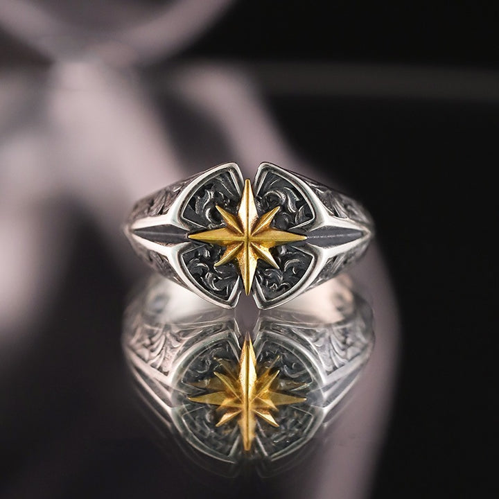 Personality Ruoshuai Retro Ring Men's High Sense – Gifts for Him — 1