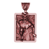 Devil's Skull Retro Marcasite Pendant – Jewelry Gift Ideas — 4