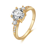 Fashion Women's Simulated Diamond Brass Ring – Stylish Gifts — 6