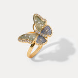 Drop Oil Enamel Craft Butterfly Earrings Suit – Creative Gifts — 11