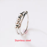 Turning Beads To Relieve Stress Beaded Ring – Birthday Gifts — 9