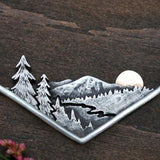 Wandering River Valley Sunset Natural Necklace – Jewelry Gift Ideas — 4