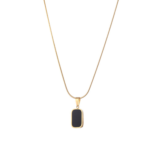 Black For Men White Shell Double-sided Pendant – Jewelry Gift Ideas — 2