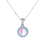 Crown Moonstone Necklace Female S925 Sterling – Jewelry Gift Ideas — 14