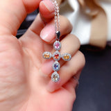 Fashion Colorful Gemstone Pendant Necklace – Jewelry Gift Ideas — 6