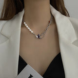 Half Butterfly Pendant Pearl Panel Necklace – Jewelry Gift Ideas — 2