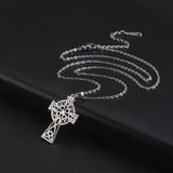 Middle Ring Cross Pendant Necklace For Men – Jewelry Gift Ideas — 12
