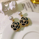 French Vintage Small Fragrance Black Camellia Pearl – Practical Gifts — 3