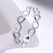 Simple Personality 8-word Ring Winding Ring – Useful Gifts — 1