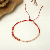 Agate Natural Stone Bead Woven Beads Small – Jewelry Gift Ideas — 2