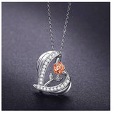 Romantic Love Heart Rose Flower Rhinestone – Gifts for Couples — 6
