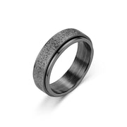 Turnable Anxiety Rings Rainbow Silver Color Relieve – Gifts for Her — 6