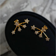 Delicate Bead-set Diamond Stud Earrings For Women – Gifts for Her — 2