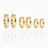 Smooth Ear Buckle Set 18K No Fading – Stylish Gifts — 5