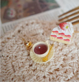 Black Tea With Strawberry Triangle Cake Handmade – Kitchen Gifts — 5